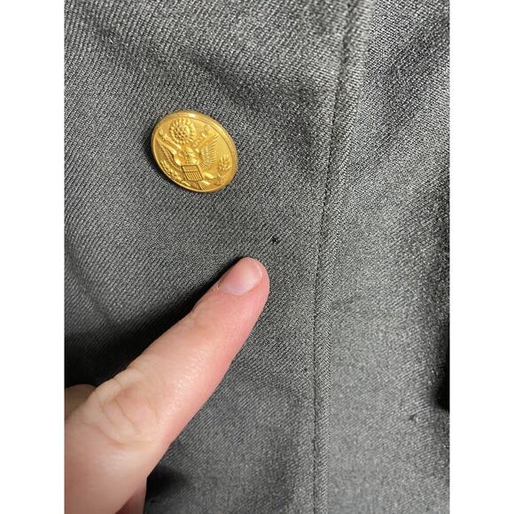 US Army Uniform Dress Jacket & Patches 1957 Vietnam War Sergeant 39R Wool Serge - Picture 4 of 13